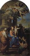 Pompeo Batoni Holy Family with St. Elizabeth, Zechariah, and the infant St. John the Baptist Spain oil painting artist
